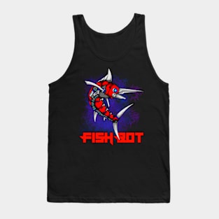 Fish marlin bot Tank Top